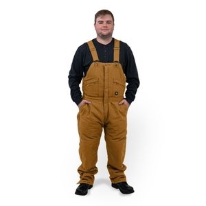 Polar King Men's XLR Tan Insulated Bib Overalls